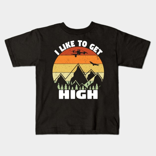 I Like To Get High Kids T-Shirt by AI studio